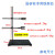 铁架台加厚自重4.0-4.6公斤滴定台方座实验支架配套烧瓶夹大小铁 层析柱专用铁架台80cm