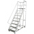 定制适用登高车超市仓库作业理取上货梯理货登高梯移动梯子平台货架梯带轮 1米