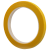 飞尔（FLYER）彩色玛拉胶带 耐高温划线定位标识彩色胶带 淡黄色 50mm宽×66m长×0.05mm厚 10卷