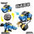 展高（JUMPGO）迷你特工队玩具变身器恐龙力量金刚召唤器机甲男孩变形手表礼物 【暗龙-手表】时间显示+双重形态