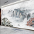 SUJIN新中式山水画风景墙布客厅办公室壁画电视背景墙布自贴别墅大型壁 流光绒底丝绸布 （平方）