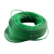 京势 钢丝绳 pvc涂塑晾衣绳绿皮包塑钢丝绳 5毫米（10公斤约160米）（1卷）