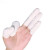 曼隆 500g约900只/包乳胶手指套无尘防滑一次性橡胶手指套粉笔点钞 白色(手卷) 均码