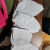 白色杂色 擦机布碎:含棉吸水不易掉毛M款载床角白 50斤杂色切布片（广东包邮