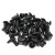 尼龙铆钉按压式塑料铆钉R型 PC板铆钉塑胶卡扣塑料子母铆钉R3R4R5 R4060(100只)黑