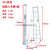 永光501系列铝焊人字梯焊接梯子鱼鳞焊梯子铝合金梯折叠梯 2.4米8步梯