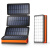 谋福（CNMF）太阳能充电宝大容量 应急电源可折叠【 黑中橙40000毫安足量】