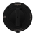 罗格朗电力轨道插座 可移动插线板明装导轨插座 圆形五孔适配器黑色