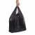 兰诗（LAUTEE）FH-1167 黑色手提垃圾袋 酒店商用背心垃圾袋 36*58cm*100只装