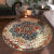 新疆手工地毯床边地毯地毯客厅美式圆形地毯复古卧室异形加厚i 美式7 8*8CM