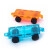 ARTMAG彩窗磁力片补充装 小车/西瓜皮/摩天轮儿童男女孩拼装积木玩具 2辆小车