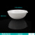 陶瓷蒸发皿60 75 100125 150 200 250ml元皿 圆底半球形蒸发皿  50ml 