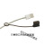 定制USB公头盖子type-c数据线胶塞microUSB防尘帽安卓充电套U盘保 透明色10个