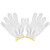 易美丽诺 灯罩棉手套劳保棉纱线手套工地防滑耐磨工作防护手套 灯罩棉2包装（24双）1060g