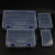 多格零件盒电子元件透明塑料收纳盒小螺丝配件工具分类格子样品盒 透明盒35*34*17.5mm