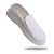 上柯 B3324 PVC底白帆布防静电鞋 无尘洁净电子实验室工作鞋 中巾40码（250mm）
