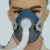 定制适用防毒面具带电动吹风 喷漆装修化工劳保防护面罩电工 防尘 电动