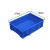 仕必得 加厚塑料周转箱 零件盒元件盒 收纳箱物料盒收纳盒 蓝色650*400*150mm 