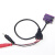 适配箭牌小便斗感应器配件AGY100A/B探头ZQC电磁阀变压器电池盒 紫色 大冲膜片