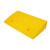 门槛斜坡垫 塑料路沿坡 台阶马路牙子爬坡板 道边上坡三角垫 长49宽22高4cm【黄色】