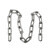 橙央 304不锈钢链条 长环栏杆链吊灯链 装饰链不锈钢铁链 2.5mm粗（多买不剪断）