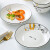 尚行知是北欧碗碟套装家用现代简约饭碗盘筷组合创意个性陶瓷卡通猫餐具 10头圆形