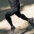 冬季户外运动裤男跑步长裤健身裤紧身跑步腰包裤 黑色 S