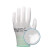 Rockwell PU涂层尼龙针织无尘净化精细电子作业装卸手套劳保胶手套透气工业工作手套 白色PU1001 L