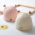 婴儿帽子春秋薄款0-3个月婴幼儿胎帽冬季双层棉初生儿可爱纯棉宝宝帽子贝娜茜 1093-米黄 0-3个月（35-40CM）