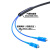 福为胜（FUWEISHENG）电信级室外单模铠装成品光缆免熔接入户8芯16头LC接头光纤线 FWS-GX-8LC 400米