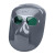 定制电焊面罩防护罩全脸轻便烧焊工专用氩弧焊接眼镜打磨防烤脸头戴式 BX-6面罩+2个墨绿眼镜 送绑带