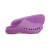 品之德 手术鞋实验室洞洞鞋拖鞋轻便防滑工作鞋透气防臭紫色39-40