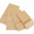 造物立方 纸袋 打包袋 通用方底牛皮纸袋 零食袋 面包袋 100个/包 非防油20*12.5*30cm