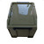 万普盾 军绿色周转箱含盖子 塑料收纳箱长52*宽38*高32cm 存储箱整理箱置物箱