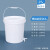 普力捷（PULIJIE）  水杉加厚水桶螺旋盖塑料桶酱料桶圆桶周转桶带盖 螺旋桶25L+配龙头