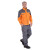 斯卡地尔（Scotoria）TC601长袖工作服套装 分体式春秋工服 舒适高棉 桔灰色 1套L码