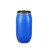 庄太太【加厚160L蓝色】加厚200L带铁箍法兰桶60升化工塑料桶160公斤发酵泔水桶