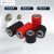 聚氨酯包胶滚筒软胶硬度50A印刷机胶轮耐磨耐高温无动力胶轮滚轮 30*120-10黑色70A