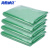 海斯迪克 商用彩色大号垃圾袋 分类袋 加厚塑料平口袋(50个) 80*100cm绿色 HKT-244
