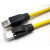Profinet网线工业伺服EtherCat通讯线兼容4芯8芯屏蔽PN总线 超六类草绿色双屏蔽 传输更稳定 0.5m