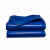 上柯 B2592 PVC刀刮布雨布耐磨三防布篷布遮阳布 蓝色4*5m(1张) 可定制