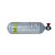 梅思安 BTIC碳纤气瓶含压力表6.8L含压力表带双表；1012183