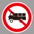 谋福（CNMF）交通标志指示牌 停车场标识牌可定制【禁止载货汽车通行-贴高亮反光膜UV(平板钉墙款)】