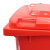中典 垃圾分类垃圾桶YY-240B大号物业环卫户外商用企业定制可回收带盖垃圾箱红色240L-有害垃圾（挂车款）