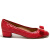 菲拉格慕（Ferragamo）女鞋牛皮蝴蝶结中跟鞋 0672118 5