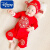 迪士尼あ迪士尼品牌上新 满月婴儿连体衣服抓周红色男女宝宝新生周岁礼 多福多财(四季款) 59cm