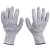 哥尔姆 五级防割手套 HPPE耐磨防护防切割劳保手套工业园艺防割 工作手套 麻灰色（5双装） M