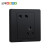 公牛 TV网线（六类） 86型暗装墙壁插座面板黑色定制