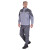 斯卡地尔（Scotoria）TC601长袖工作服套装 分体式春秋工服 舒适高棉双灰色1套XXL码
