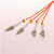 LHG 光纤跳线 LC-LC 多模双芯 橙色 15m LC/LC-MM-15米